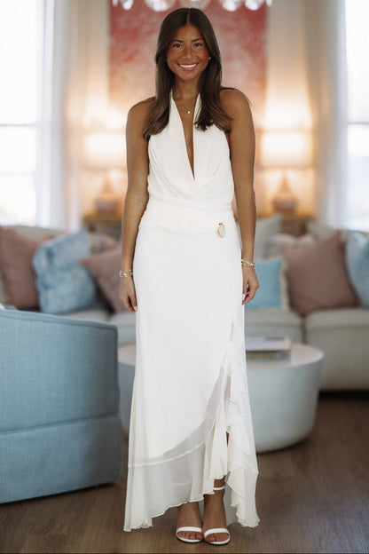 Back In Love Maxi Dress - Cream