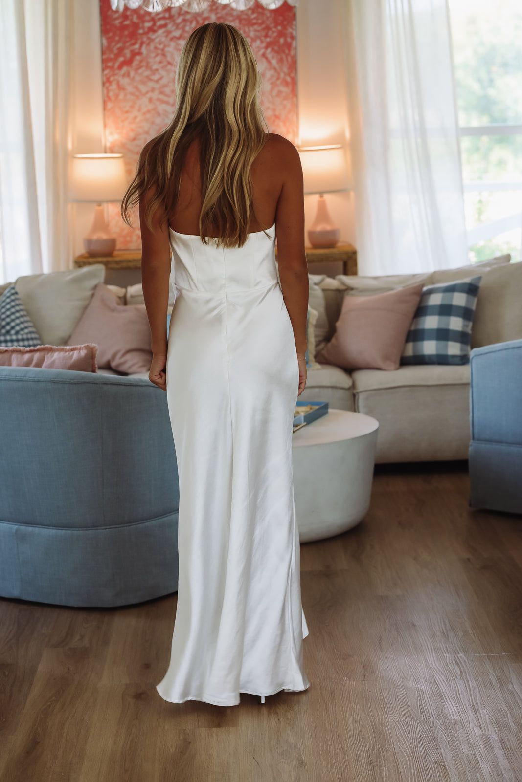 Darling Bow Maxi Dress - White