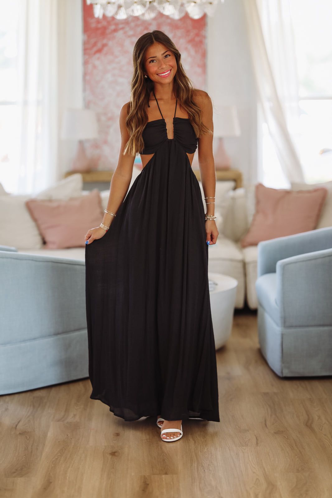 Breezy Baby Maxi Dress - Black