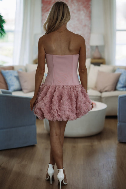 Madelena Mini Dress by Line and Dot - Rose Lavender
