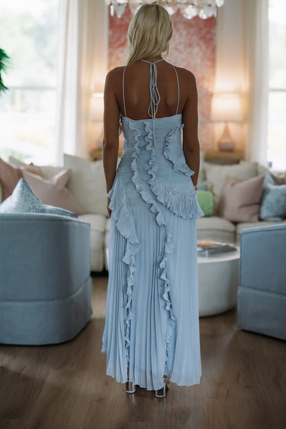 The Way You Move Midi Dress - Blue