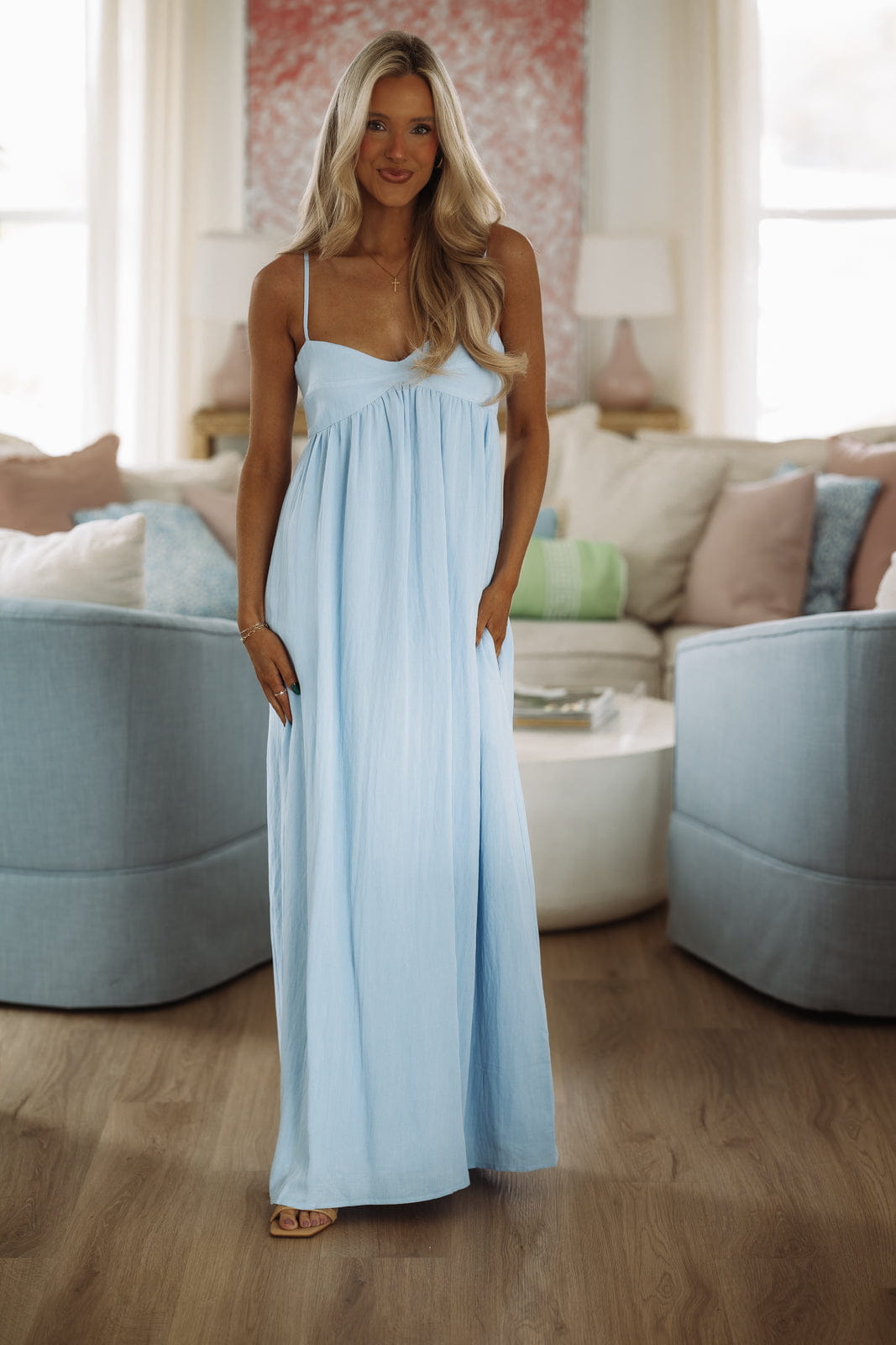 11:11 Maxi Dress -Baby Blue