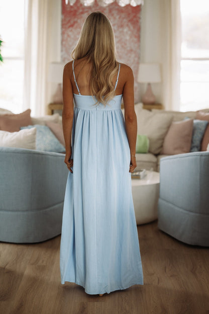 11:11 Maxi Dress -Baby Blue