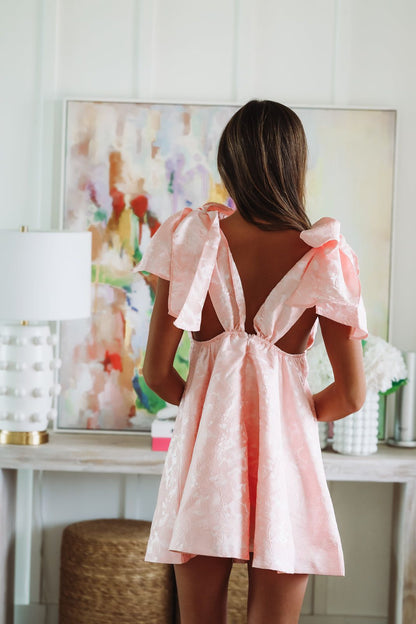Take the Date Mini Dress - Pink