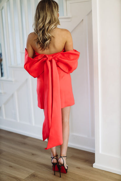 Time in Paris Cocktail Dress - Red (FINAL SALE)