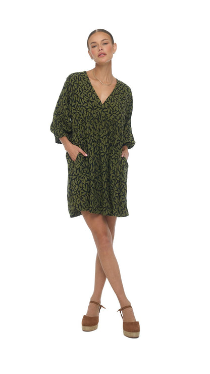 Mini Dress Nysa - Petaline black