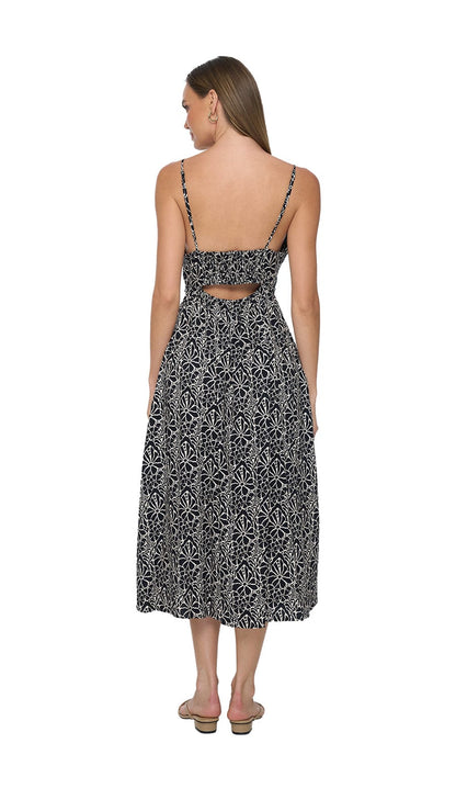 Soller Mio Midi Dress - Magnolia Black