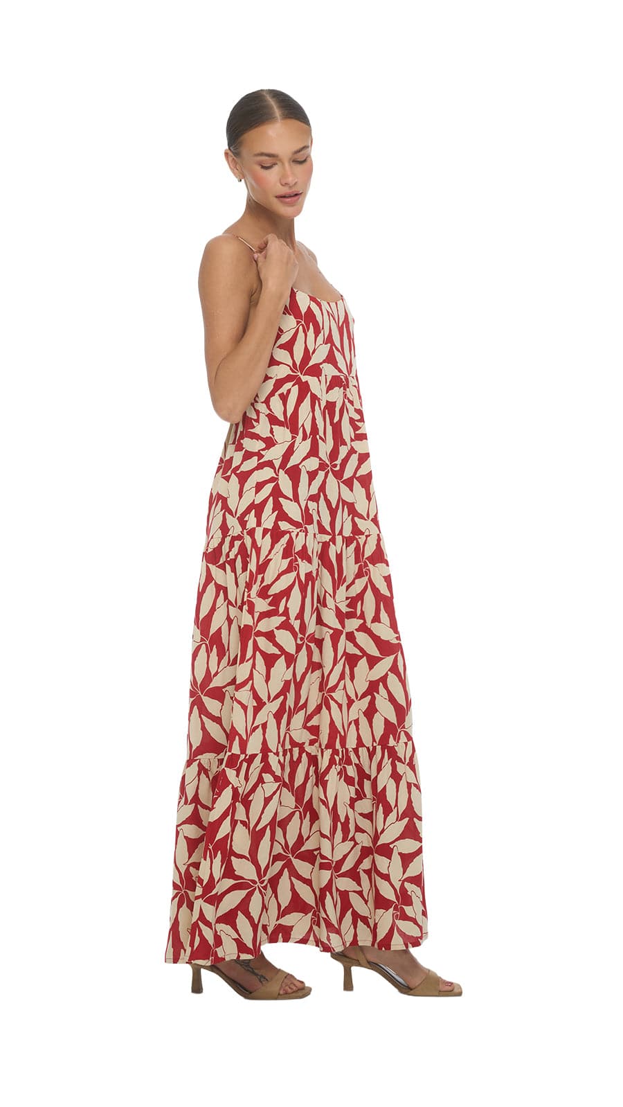 The Lifestyle Heiva Maxi Dress - Laleen Red