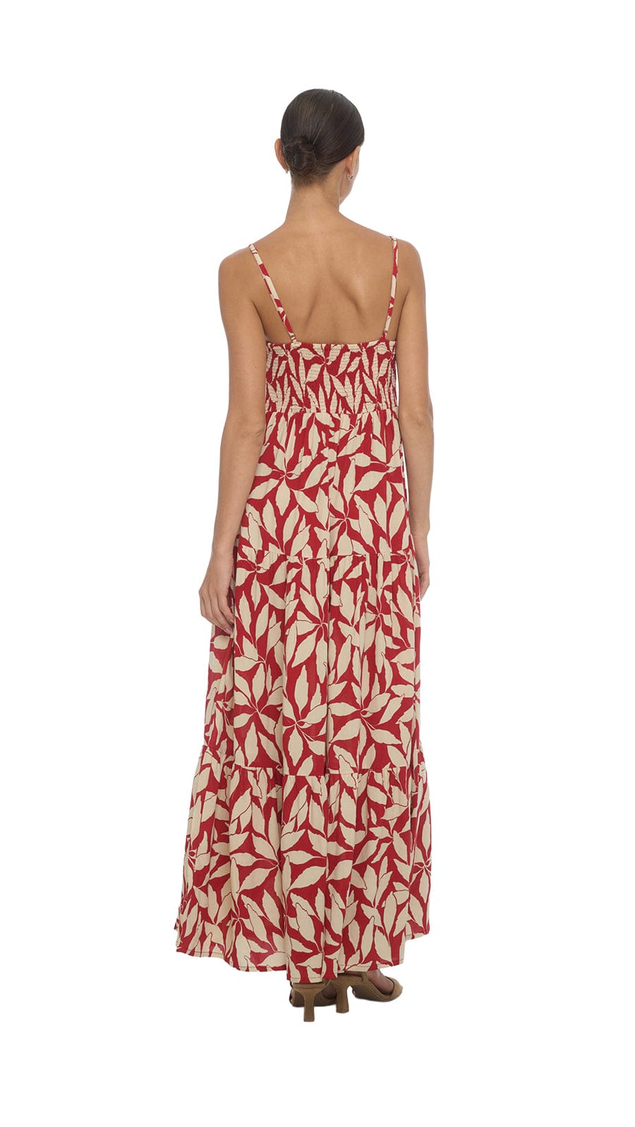 The Lifestyle Heiva Maxi Dress - Laleen Red