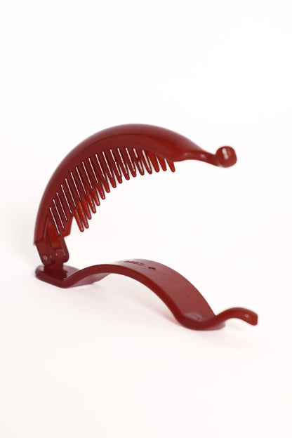 Alegra Hair Clip - Brown