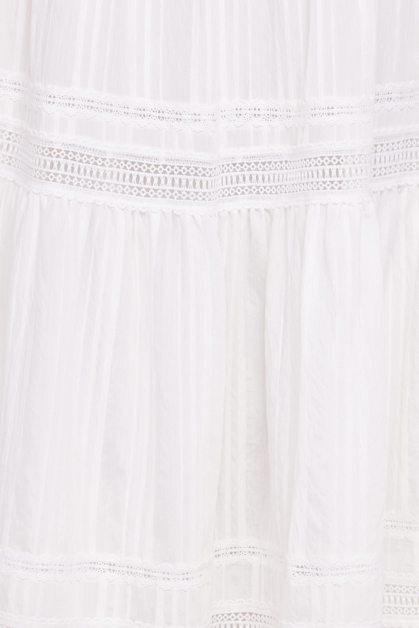 Peony Maxi Skirt - White