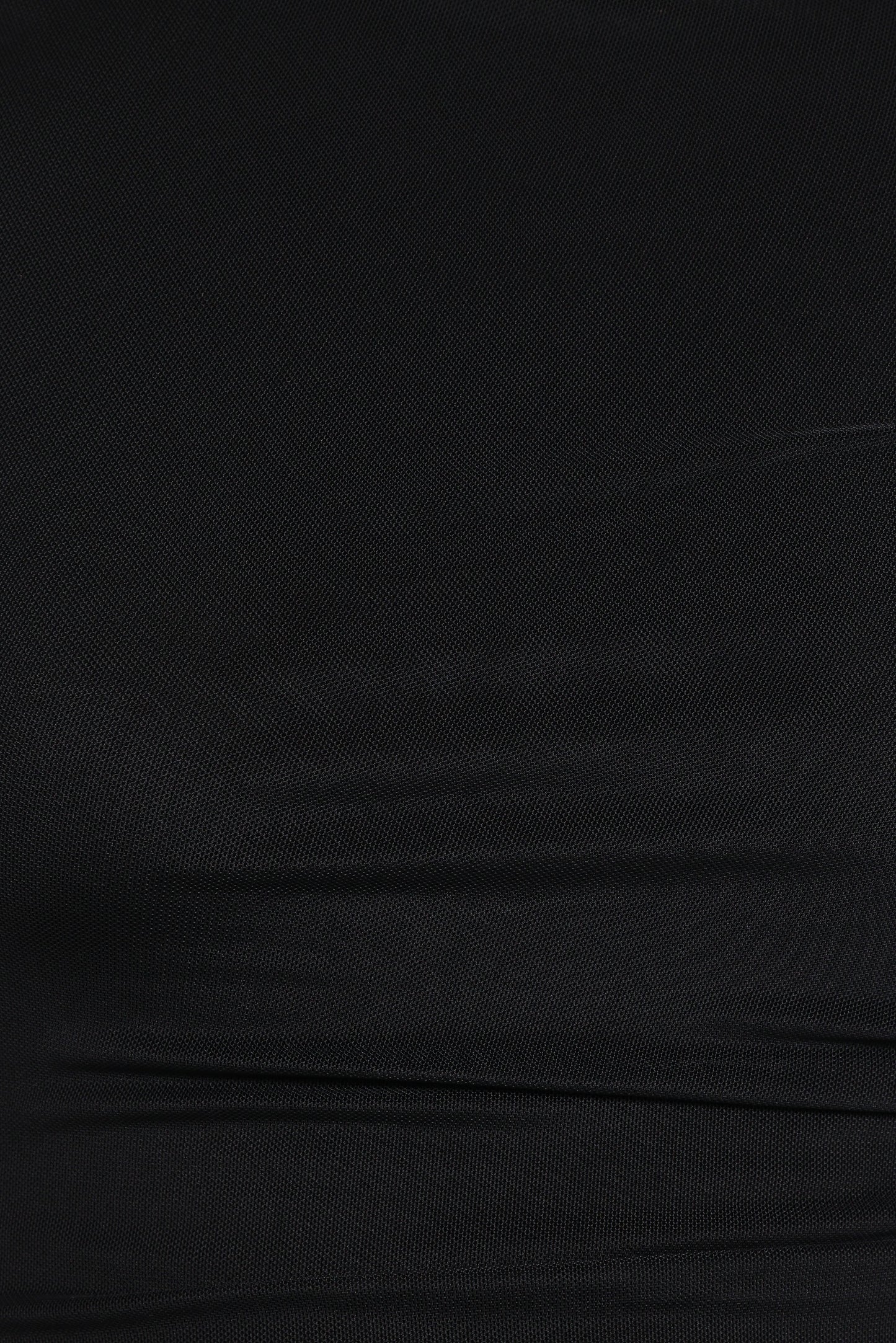 Aine Mesh Sleeve Bodysuit - Black