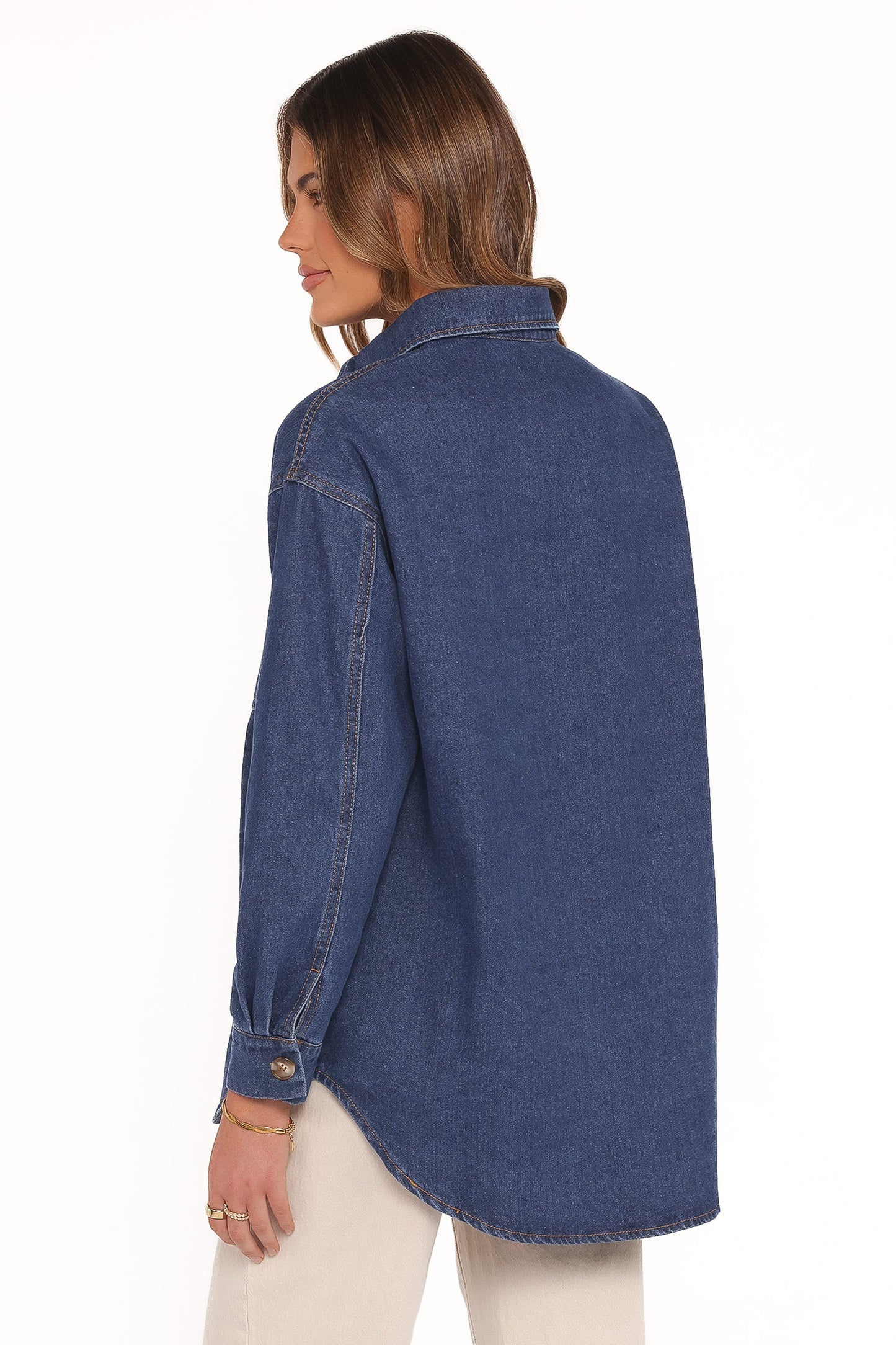 Anicia Denim Shirt - Dark