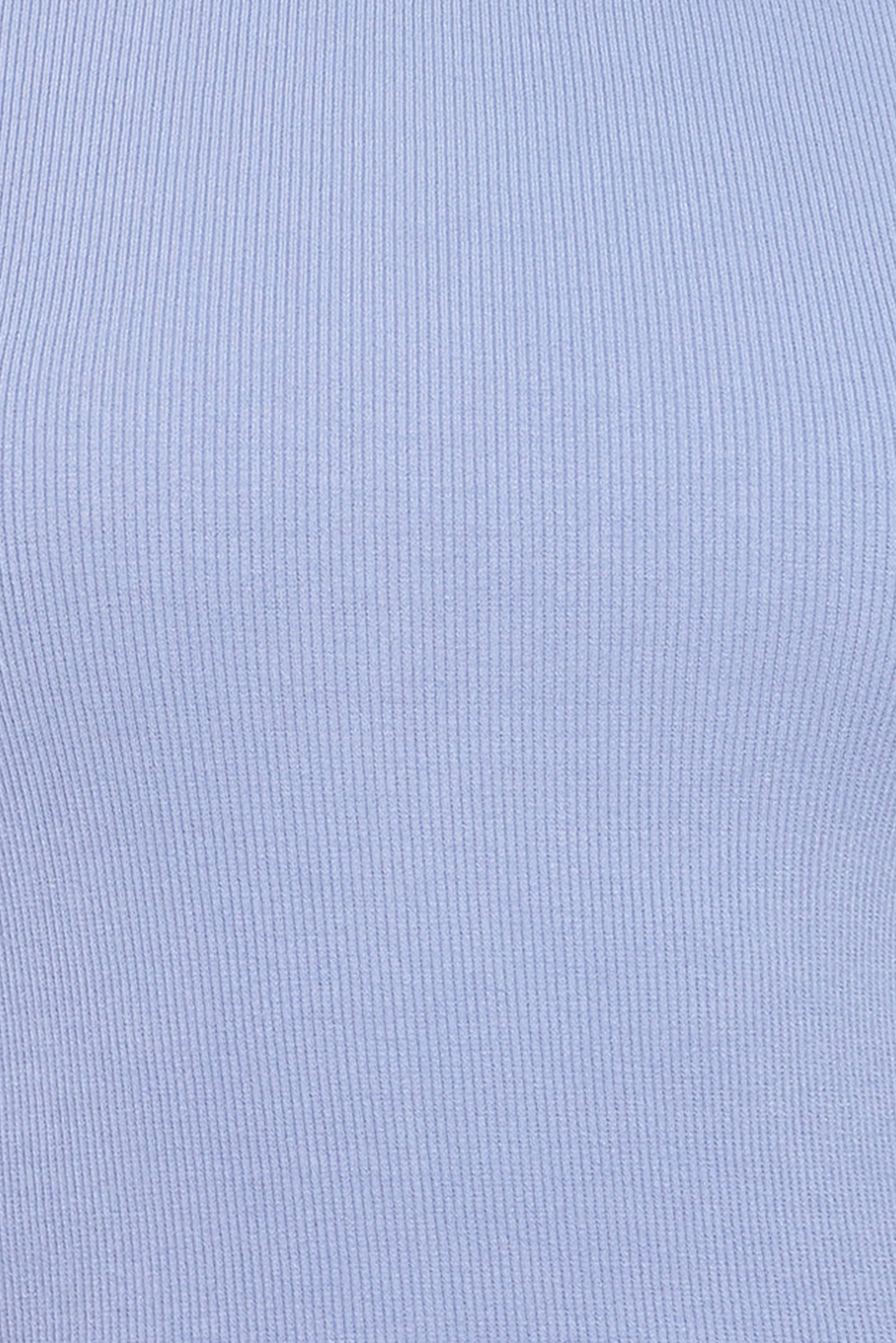 Ari Ribbed Tank Top - Cornflower Blue