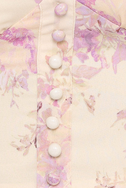 Tinsley Top - Lavender Floral