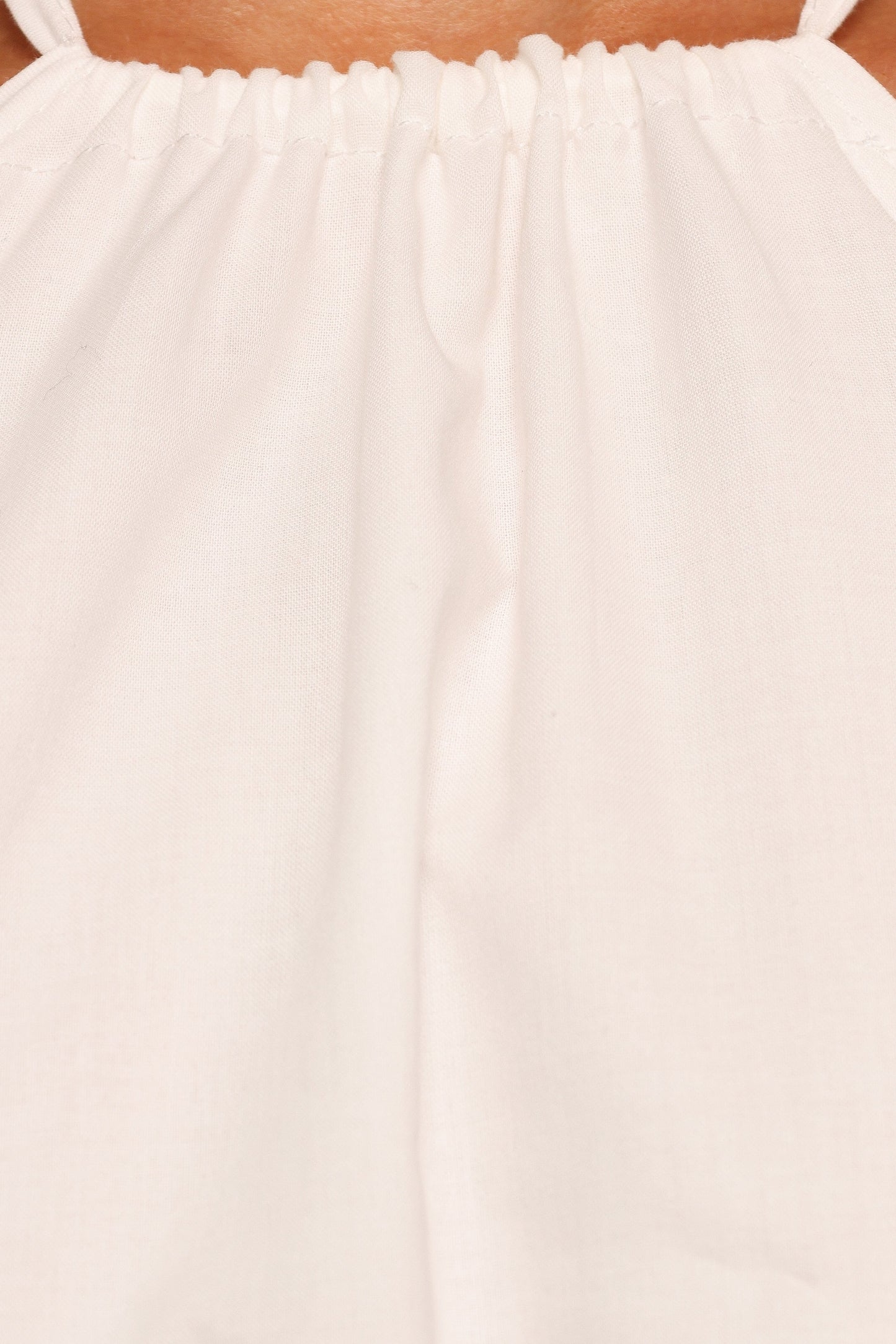 Vanessa Halterneck Top - White