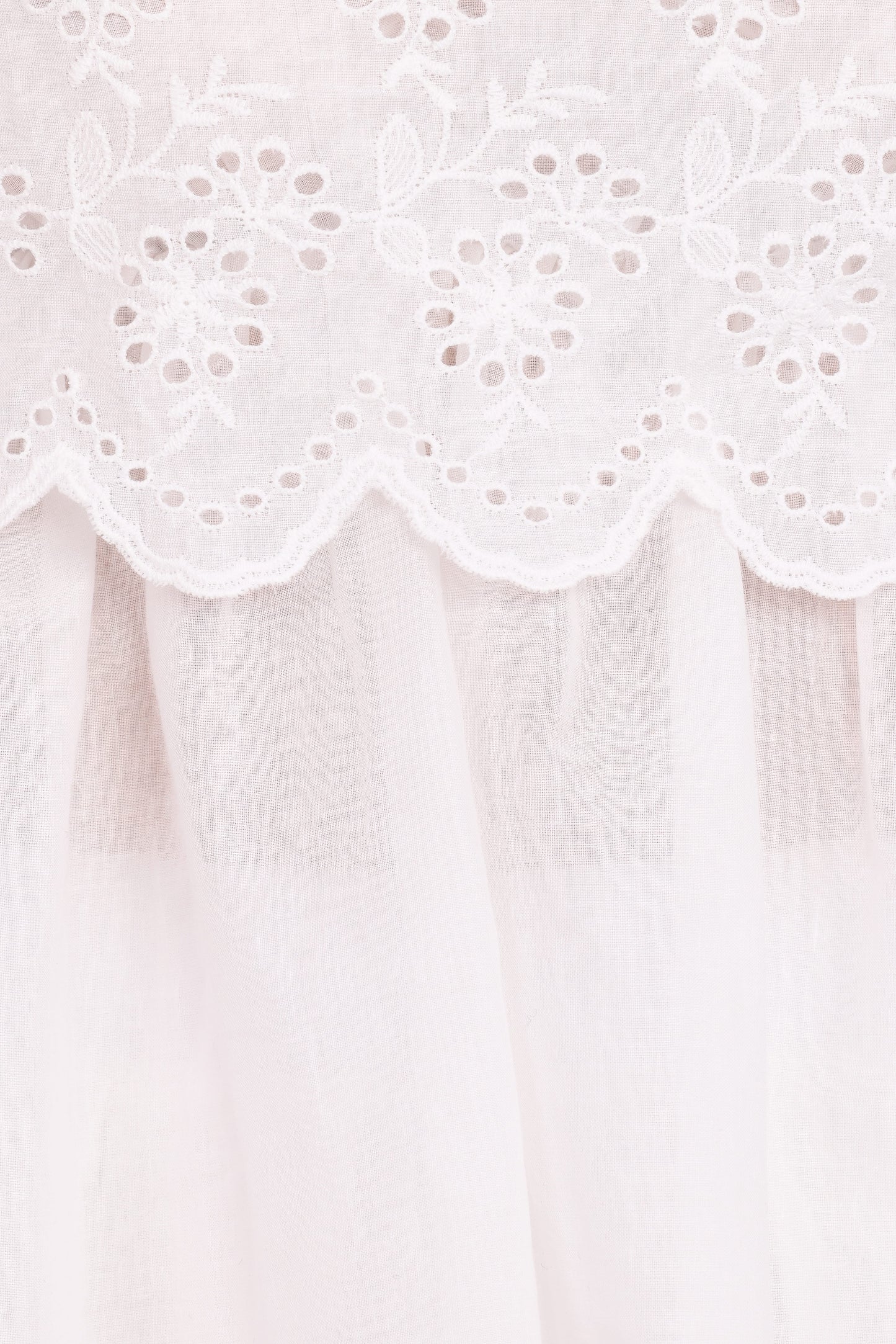 Zera Eyelet Top - White