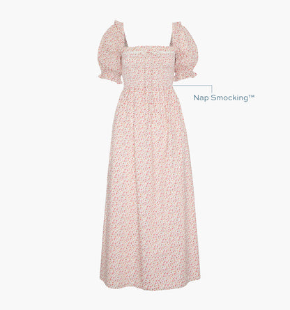 The Scarlett Nap Dress - Ivory Geo Ditsy
