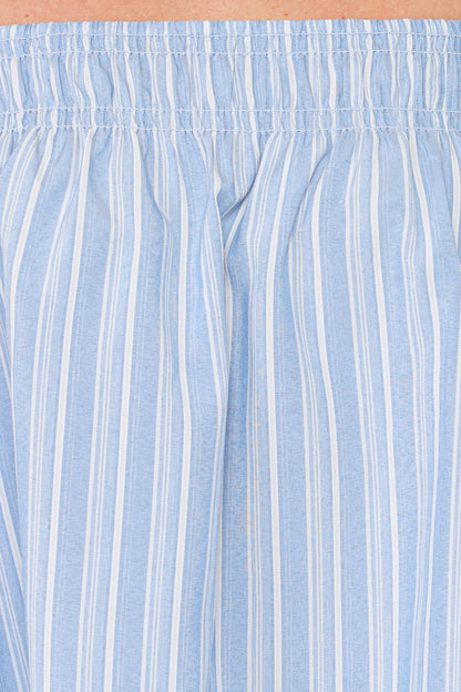 Aiesha Short Set - Blue Stripe