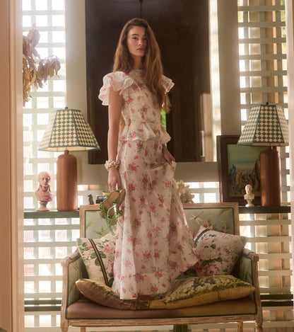 The Halston Dress - Sunburst Blossoms