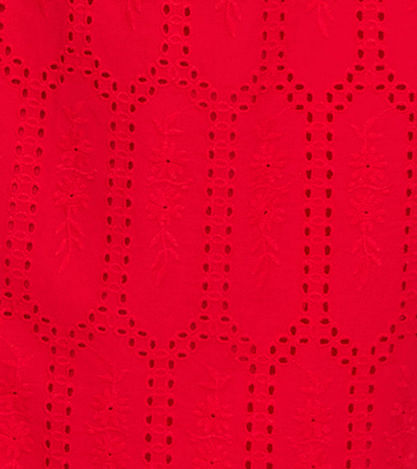 The Belle Bow - Cherry Trellis Broderie