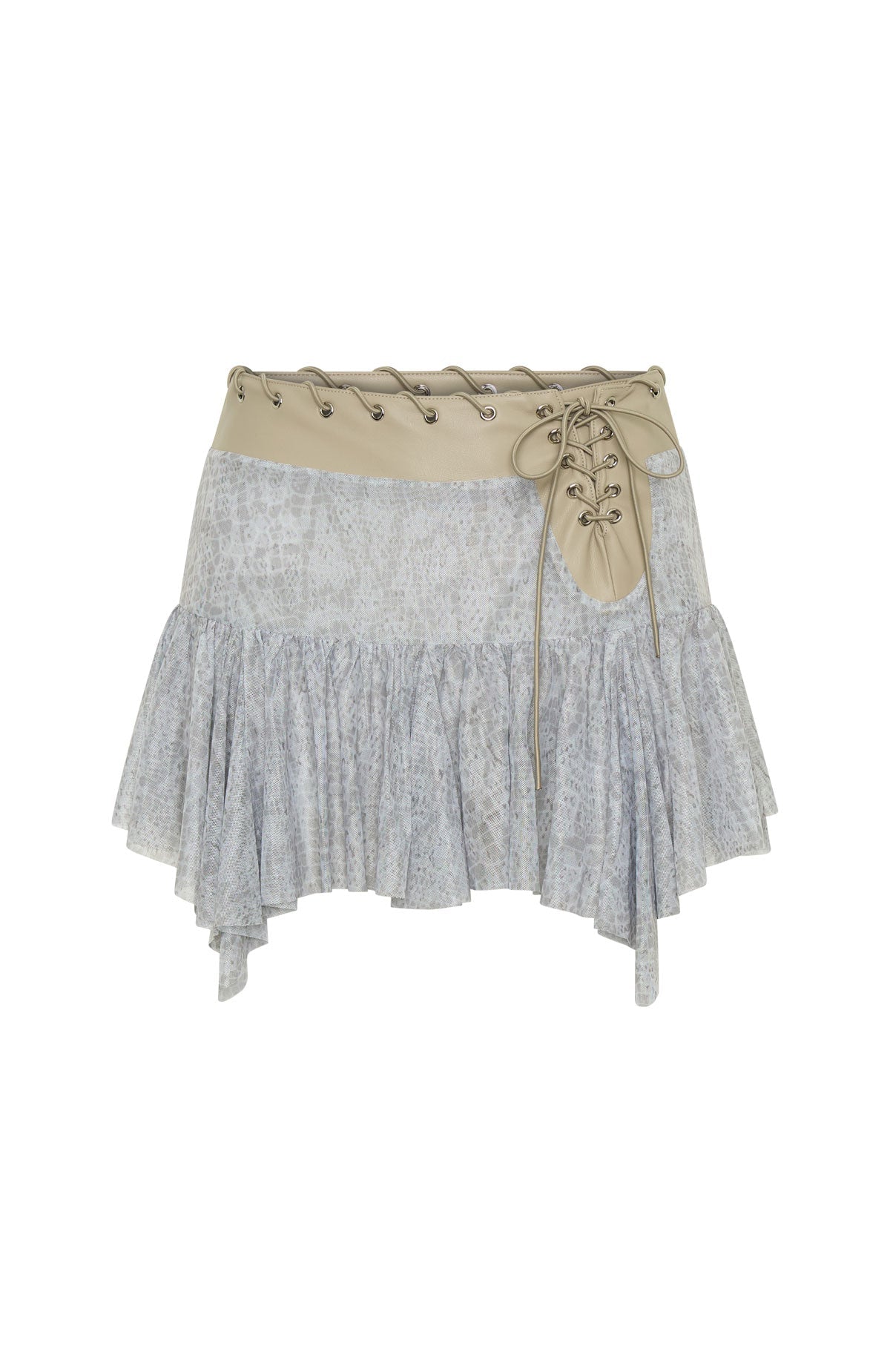 Dancing In Circles Mini Skirt Halo Mist