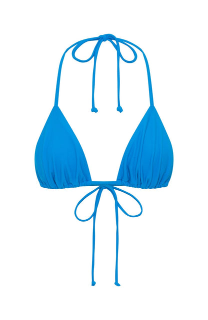 Golden Hour Bikini Top Azure Blue