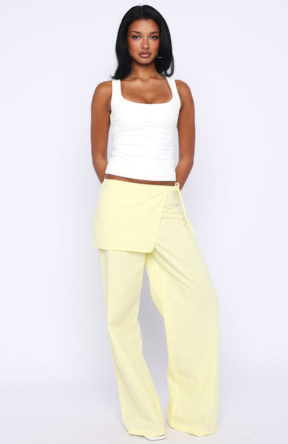 Off Beat Pants Lemon