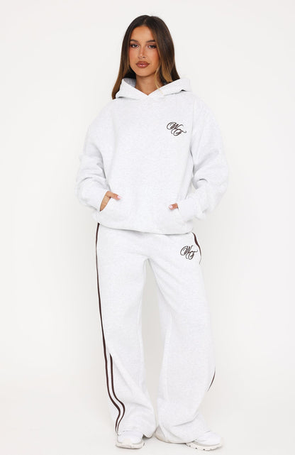 Studio 17 Raven Oversized Hoodie Grey Marle