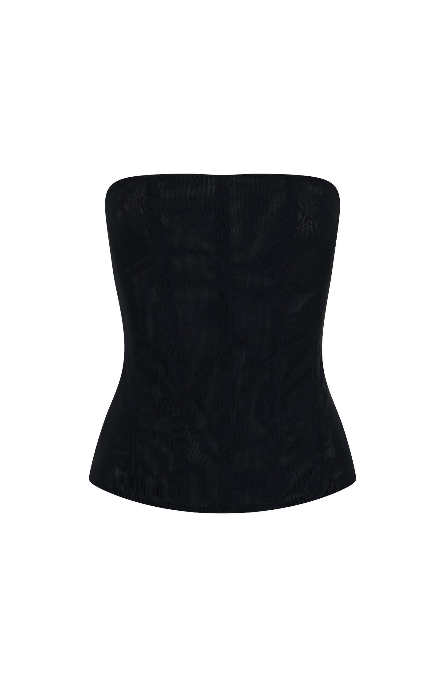 Tell Me A Secret Strapless Bustier Black