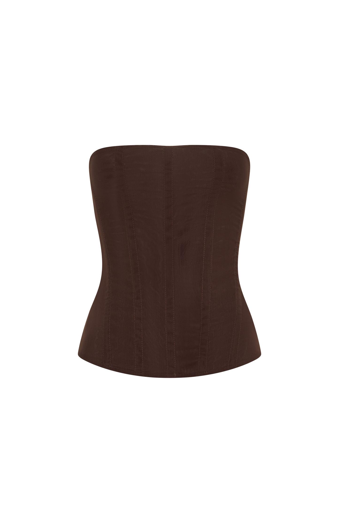 Tell Me A Secret Strapless Bustier Chocolate